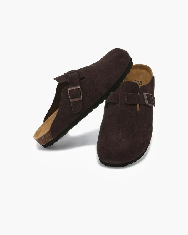 Old Money Wildleder Clogs – Eleganter Komfort